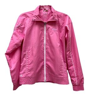 Adidas Golf Climaproof Pink Torrey Pines San Diego Windbreaker Full-Zip Jacket